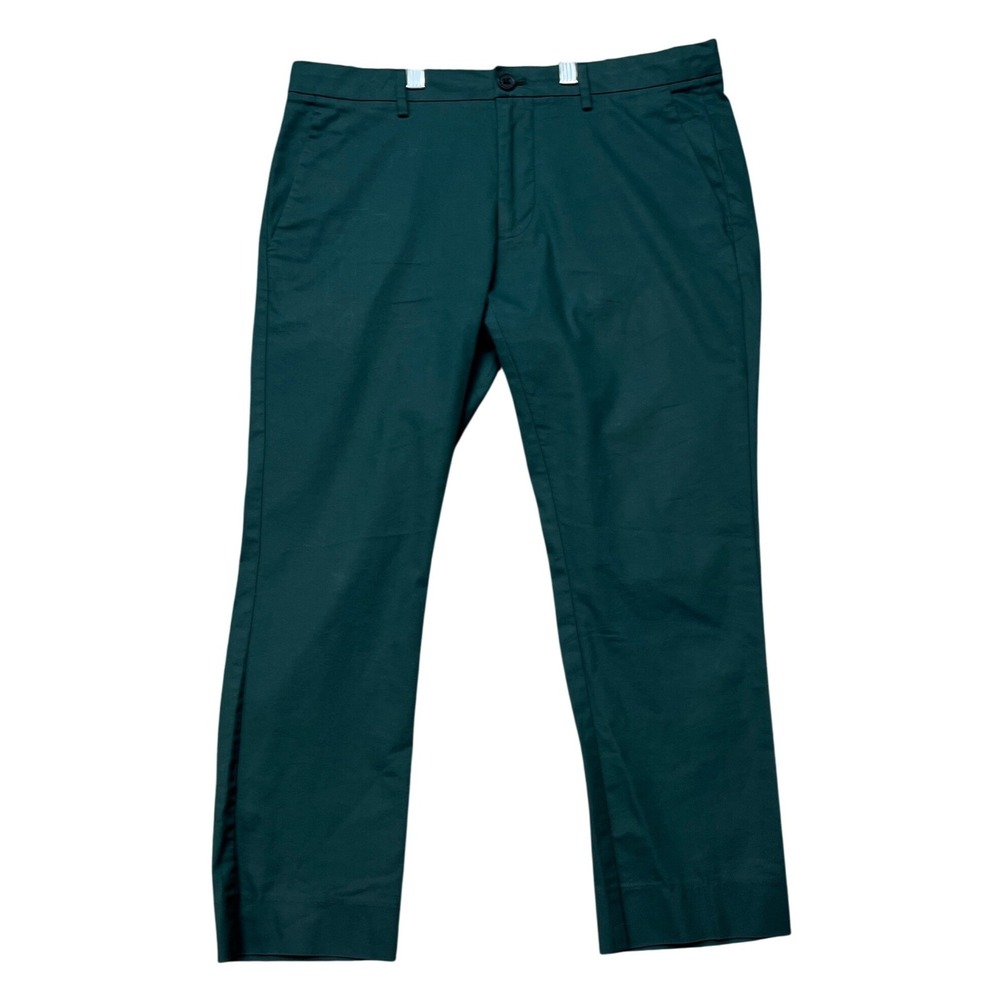 Bonobos Chinos Mens 32x28 Green Stretch Performance Technical Tailored Fit 3XDRY